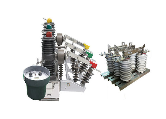 Electrical Sectionalizer 3P với bộ điều khiển thông minh Vacuum Circuit Breaker Pair With Outdoor Ceramic Hookstick