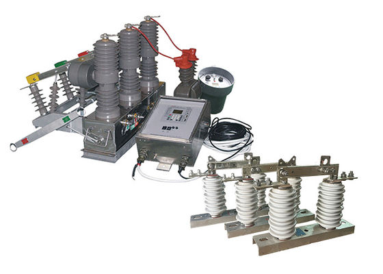 Cảm biến chuỗi không Cột gắn bộ ngắt mạch 630A 2000 mét Độ cao phù hợp với cột móc ngoài trời
