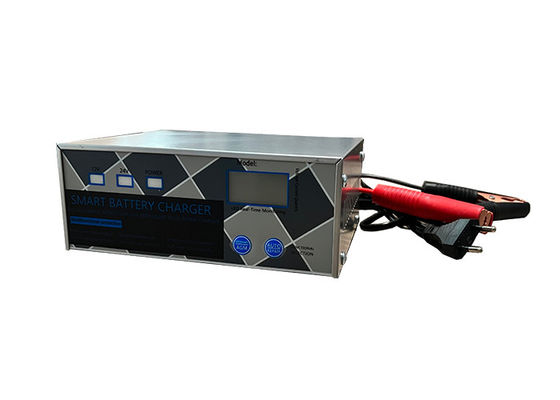 Bộ sạc pin động cơ AGM Bộ sạc pin động cơ thông minh Bộ bảo trì bộ sạc nhỏ màu bạc Bộ sạc pin axit chì màn hình LED